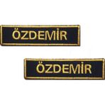 Seyhan Askeri Malzeme Jandarma Asayiş Askeri Isimlik (Yeni ) 2019 - 2 Adet - Standart - Lacivert