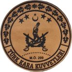 Seyhan Askeri Malzeme Kara Kuvvetleri Deri Peç - Arma - Leather Patch