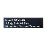 Seyhan Askeri Malzeme Yaka İsimliği - Arkası İğneli - Sağlık Personeli İsimliği