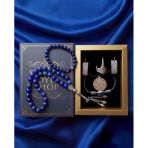 Seyhan Soylu - Shop Luxury Seri Kitap Kutulu Kadın Takı Seti Ve Tesbih Kombin - Kolye Küpe Yüzük Bileklik Ekstra Boncuk Bileklik 6 Parça Hediyelik - Doğum Günü Yıl Dönümü