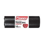 Şeylişeyler - Floppy Endüstriyel Çöp Poşeti 100X150 cm Jumbo Boy Siyah 10’lu 2 Koli (200 Adet – Dayanıklı Sanayi Tipi Çöp Torbası