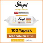 Şeylişeyler - Sleepy Arap Sabunu Yüzey Temizlik Havlusu 100 Yaprak 5 Paket