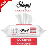 ŞeyliŞeyler - Sleepy Kiraz Çiçeği Yüzey Temizlik Havlusu 100 Yaprak 3 Paket