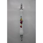 Şeyma 128Mm 103 Çiçekli Desen Krom Orijinal Porselen Mobilya Kulp