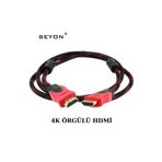 seyon ÖRGÜLÜ 1,5 METRE 4K HDMİ KABLO