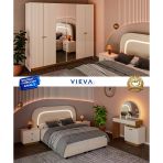 Seyran Yatak Odası Takımı %100 Mdf Bazalı Teslimat - Montaj Dahil