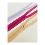 seyranat 3'lü 45-60 Cm Arası Mürdüm, Vizon, Lila Renk Mont, Yelek, Çanta, Hobi İşleri İçin Kaliteli Fermuar Seti