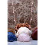 Seyrek Taşlı Rose Gümüş Choker Kolye 7237