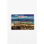 Seyşeller Temalı Ahşap Kartpostal Magnet