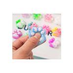 seyuse 5 Adet Mini Kedi Patisi-Yapışabilen Sukuşi - Squishy Pati- Muhteşem Hisli Pati -3 cm Stres Oyuncak