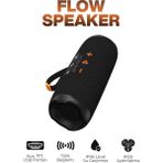Seyutech Bluetooth Hoparlör Rgb Işıklı Tft Aux USB Girişli Ses Bombası Taşınabilir Şarjlı Kablosuz Speaker - Siyah