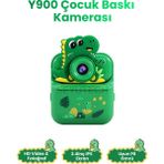 Seyutech Çocuk Kamerası Dijital Hd Video Kayıt ve Fotoğraf Termal Resim Kağıt Baskılı Yazıcı - Yeşil