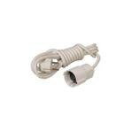 Seyyar Uzatma Kablosu 3*2.5mm² Tekli 20 Metre - Beyaz