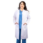 SEZA TEKSTİL Hakim Yaka Uzun Boy Beyaz Önlük Kadın Doktor Öğretmen Hemşire Laboratuvar Önlüğü 100100330
