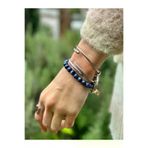 sezaiiletişim sezaı0015 8 Mm Lapis Taşı Erkek Kadın Doğal Taş Bileklik Aa Kalite