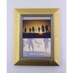 Sezer Çerçeve-13X18 Cm Gümüş Altin Desenli Dekoratif Fotoğraf Çerçeve