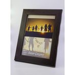 Sezer Çerçeve-13X18 Cm Koyu Kahve Desenli Fotoğraf Çerçeve