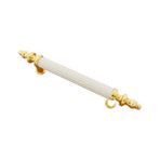 Sezgin 8 Adet Kumru Boy Kulp Sarı-Beyaz 160 Mm Dolap Vestiyer