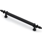 Sezgin Metal Kumru Boy Kulp Mat Siyah Dolap Vestiyer Çekmece Kulp 64 mm x 5