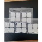 Sezince 5 Paket 5x5 cm Köpük Yüzeyli Tens Elektrodu Pedi Ergonomik Tasarım ile Konforlu Kullanım