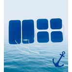 Sezince Tens Pedi 1 Paket 5x5 cm 4'lü 1 Paket 5x9 cm 4'lü Toplam 2 paket Marine