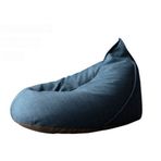 şezlong, Lazy Sofa Nordic Basit Tekli Kanepe Modern Yatak Odası Dinlenme Şezlongu Yaratıcı Oturma Odası Fasulye Koltuğu (Blau Büyük)