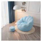 şezlong,Bean Bag Oturma Odası Çalışma Ofis Otel Tembel Sandalye Petal Tembel Kanepe Kanepe Takımı Oturma Odası Mobilyaları (C l80x70x55cm)