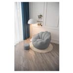 şezlong,Bean Bag Oturma Odası Çalışma Ofis Otel Tembel Sandalye Petal Tembel Kanepe Kanepe Takımı Oturma Odası Mobilyaları (D u80x70x55cm)