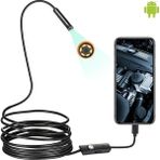 Sezy 20 Metre Yumuşak Kablo Android Uyumlu 3in1 Endeskop Yılan Kamera 8mm Ledli - Siyah