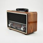 Sezy Nostaljik Radyo Meier M-157BT Retro Radyo Şarjlı - Kumandalı Usb/sd/mp3/bluetooth
