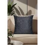 Sezyon Liza Desenli 45x45 Kömür Grisi Kırlent Kılıfı