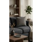 Sezyon Yuna Desenli 50X50 Zeytin Grisi Kırlent Kılıfı