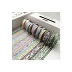 SF SCRAPBOOK KIRTASİYE 20 Adet Scrapbook Desenli Bant Washi Tape Seti/2