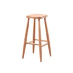 Sfc Ahşap Kırlangıç Bar Taburesi 70 Cm Ham