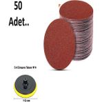 SFD Cırt Zımpara 115 mm 50 Adet + Zımpara Tabağı 40 Kum.. - 40 KUM-50 Adet