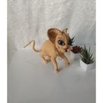 Sfenks Kedi Amigurumi Organik Oyuncak