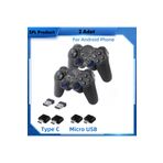 SFL Product 2.4g Wireless 2 Adet Gamepad Kablosuz Oyun Kolu Pc Ps3 Kol Tv Box Android Tv Telefon/tablet Uyumlu