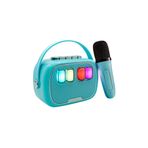 SFL Product Mikrofonlu Mini Yeni Nesil Mikrofonlu Işıklı Mini Hoparlör Bluetooth Karaoke Kablosuz Hoparlör