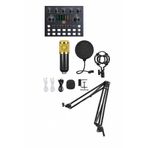 SFL Product Profesyonel V8 Ses Kartlı Kondansatör Mikrofon Seti – Yayın, Podcast & Kayıt Paketi