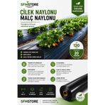 Sfm Store Çilek Naylonu Eni 120 Cm Deliksiz 20 Micron 20 Metre Malc Naylonu Sebze Naylonu