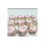 Sfmstore 25Adet çiçek Temalı Muffin Kek Kalıbı – Çiçek Desenli Cupcake Pişirme Kağıdı