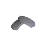 SG DESIGN Silikon Tencere Tava Tutacağı Yanmaz Yapışmaz Tutamaç Set 9 X 4 Cm Gri ( 1 Set 2 Adetten Oluşur )