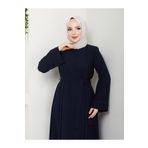 SG SARİALGİYİM SG SARİAL GİYİM YENİ SEZON PETEK KUMAŞ TAŞ VE KEMER DETAYLI ŞIK ABAYA FERACE