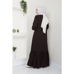 SG SARİALGİYİM YENİ SEZON KOL VE ETEK DETAYLI PREMİUM RABİA KREP YAZLIK TAMBOY FERACE