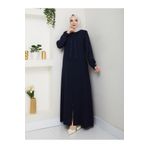 SG SARİALGİYİM YENİ SEZON TAŞ VE LAZER BASKI DETAYLI YAZLIK KALİTELİ ABAYA FERACE