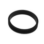 SG Store Dikişsiz odaklama dişli çarkı halkası, 60 – 67 mm çaplı objektif için, Follow Focus Ring Standard 0,8 Mod 360° rotasyon odaklama dişlisi, video kamera objektifi aksesuarı, siyah