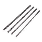 SGerste 12 adet 130 mm Tel Testere Bıçağı Spiral Sarmal U Şekilli Demir Testeresi Metal Ahşap Plastik Kesmek için