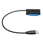 SGerste 2,5 inç SSD/HDD Sürücüleri için USB 3.0'dan SATA Adaptör Kablosu SATA - USB 3.0'a Harici Dönüştürücü SATA III Dönüştürücü Kablosu