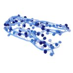 SGerste 3 Yard 30 mm Ponpon Süs Ponpon Top Örgü Dantel Püsküllü Kurdele Kumaş Kendin Yap Dikiş Giysi Dekorasyonu El Yapımı El Yapımı Aksesuarlar - Mavi, açıklandığı gibi