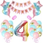 SGerste Balon 1. Doğum Günü Pembe, Doğum Günü Dekorasyonu 1 Yıl Kız, Gökkuşağı Sayı Folyo Balon, Dev Folyo Balon 1 Pembe, Dekorasyon 1 Doğum Günü Kız, Balon 1 Doğum Günü Dekorasyonu (4)